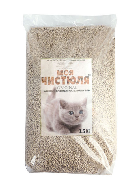 Деревний наповнювач "Моя чистюля" 15 кг Вінниця - фото 1