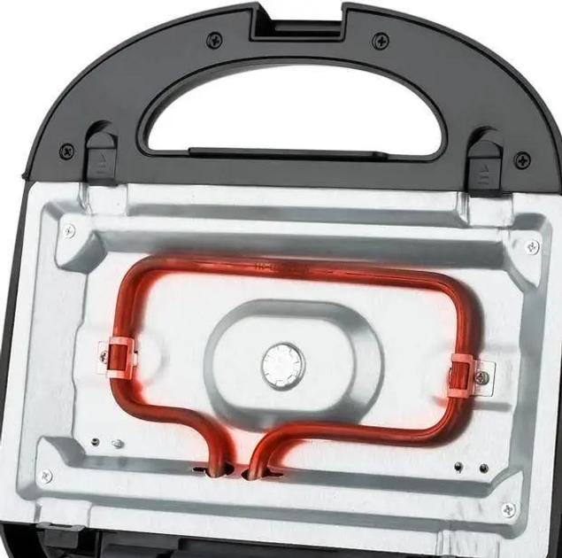 Мультимейкер (мультипекарь) RAF R-541 850Вт со сменными пластинами Серебристый Винница - изображение 11