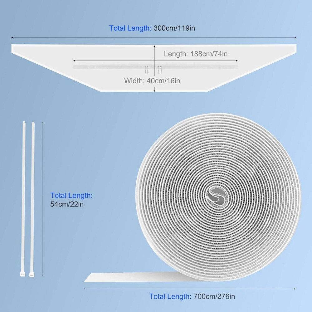 Уплотнитель для окон мобильных кондиционеров, водонепроницаемый, для вытяжного воздуха для открытого окна Киев - изображение 4