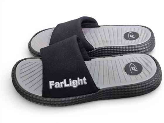 Мужские шлепанцы Far-Light черные 41 р - 26,5 см Одесса