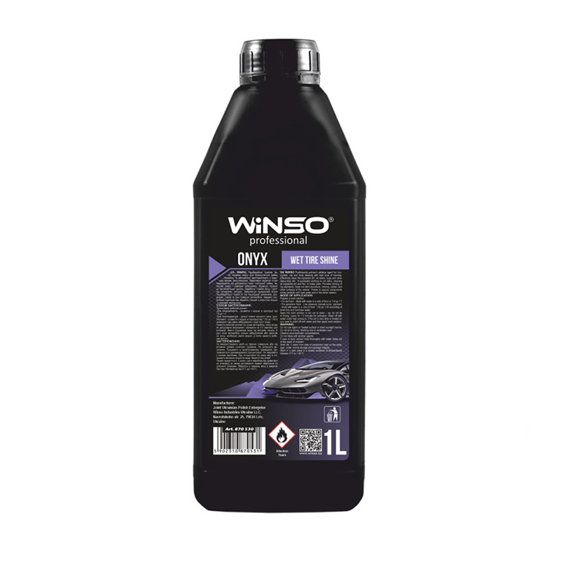Чорніння для шин Winso Onix Wet Tire Shine 1л Львів - фото 1