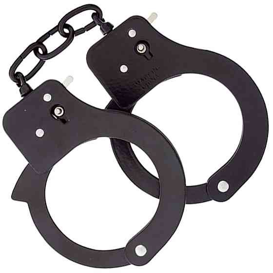 Наручники металеві Dream toys BondX cuffs, чорні Sex Aura Київ