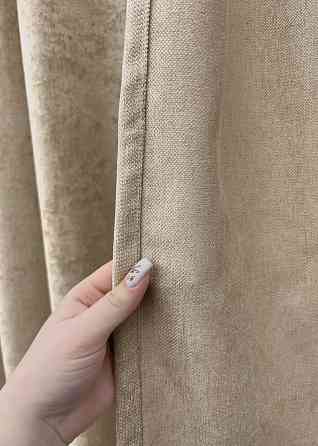 Комплект готових штор VR-Textil Шеніл преміум VELMIRA Rich № 1926ш Бежевий 150х290 см 2 шт (33-0992 Київ