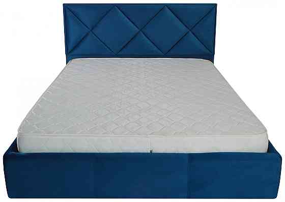 Кровать Двуспальная Leeds Standart 180 х 200 см Missoni 017 Синий Днепр