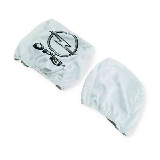 Чехлы подголовники белые (2 шт) opel на Мукачево