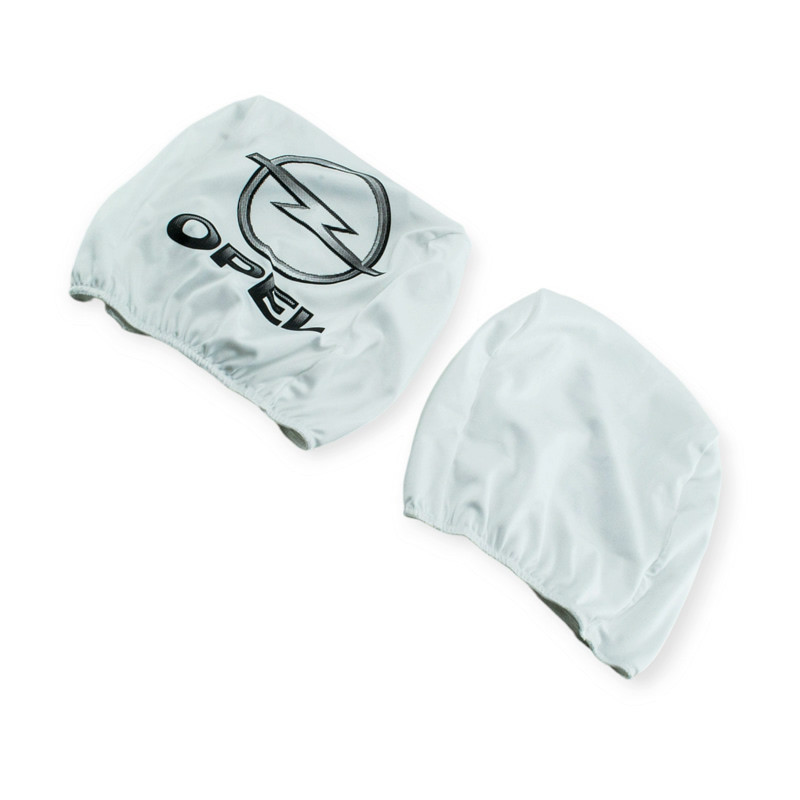 Чехлы подголовники белые (2 шт) opel на Мукачево - изображение 1