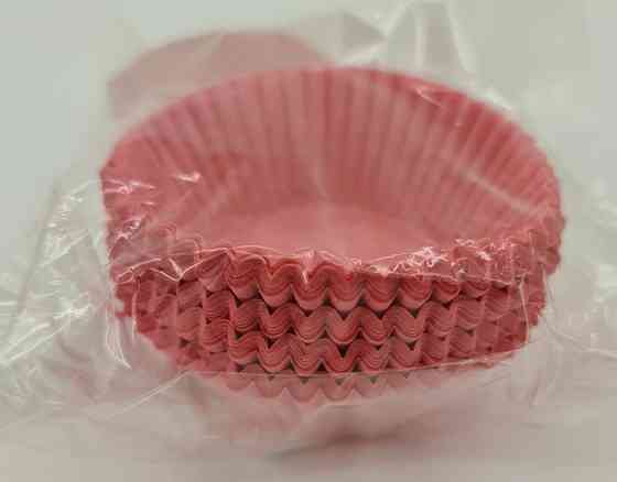 Тартолетка для чізкейк "Кругла рожева"D45 H26 (100шт)/6а/ (1 уп.) Харків