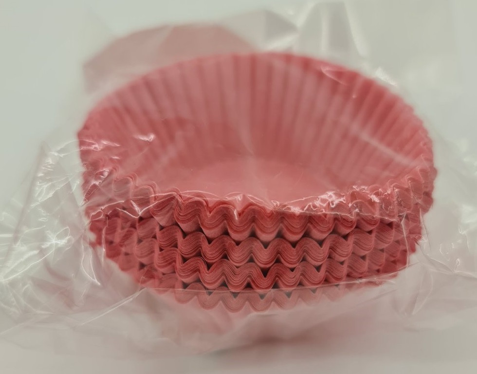 Тартолетка для чізкейк "Кругла рожева"D45 H26 (100шт)/6а/ (1 уп.) Харків - фото 2