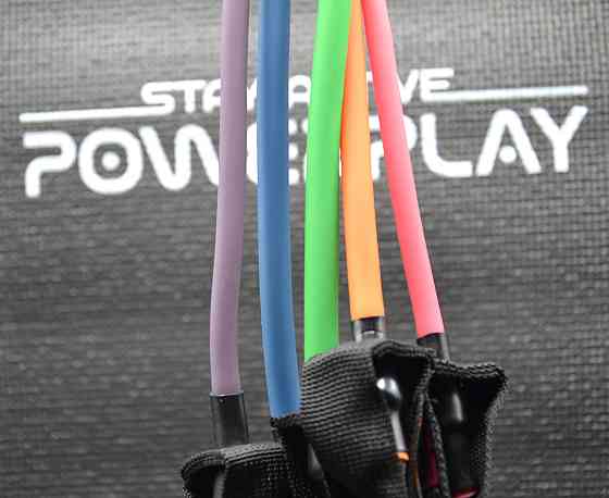 Набір трубчастих еспандерів PowerPlay PP-4102 Expander Set 5шт. (До 35 кг.) Кам'янське