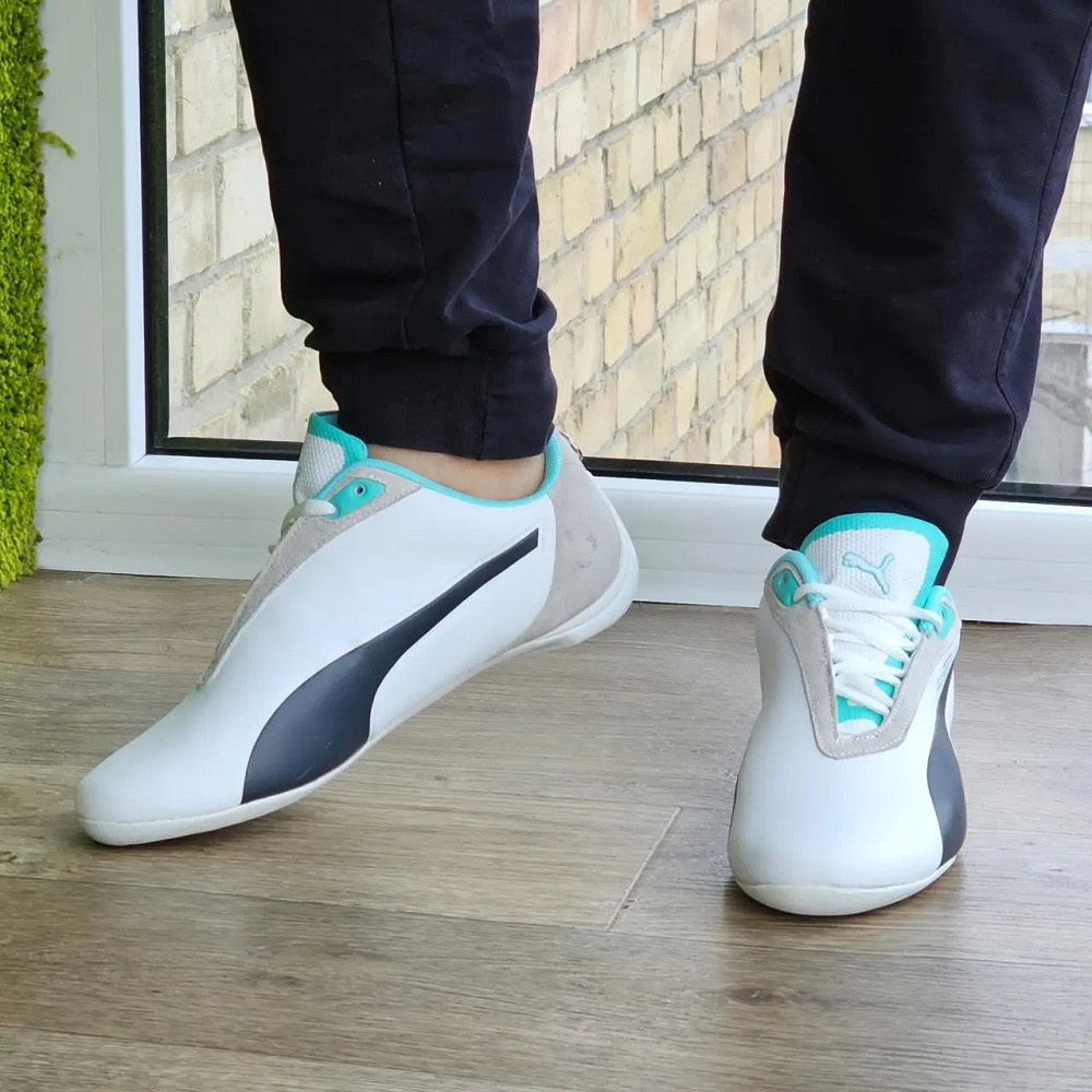 Кросівки Puma for AMG Білі Чоловічі Пума (розміри: 41,42,43,44,45) Відео Огляд Дніпро - фото 8