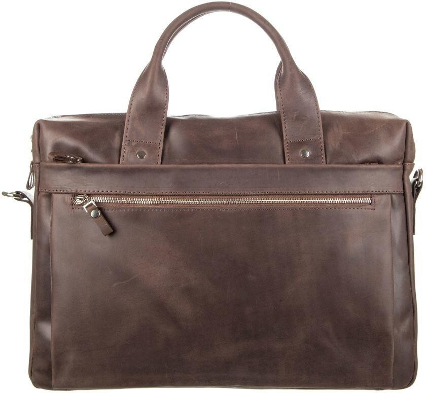 Сумка для ноутбука SHVIGEL 11026 Коричневая Киев - изображение 2