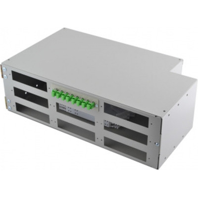 Патч-панель оптична 3U, універсальна, сплайс касети S336 Crosver (FOB 19/3-336/36-3-72) Вінниця - фото 1