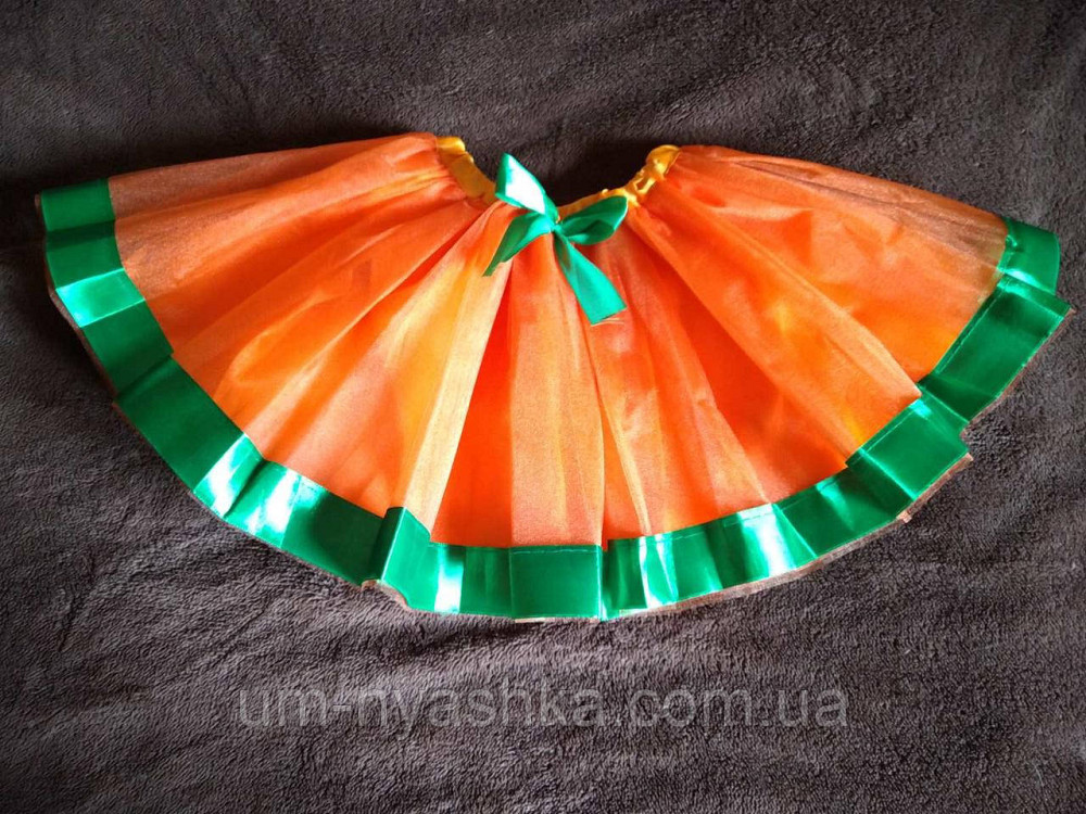 Пишна фатиновая помаранчева спідниця на 2-8 років Помаранчева Кривий Ріг - фото 2