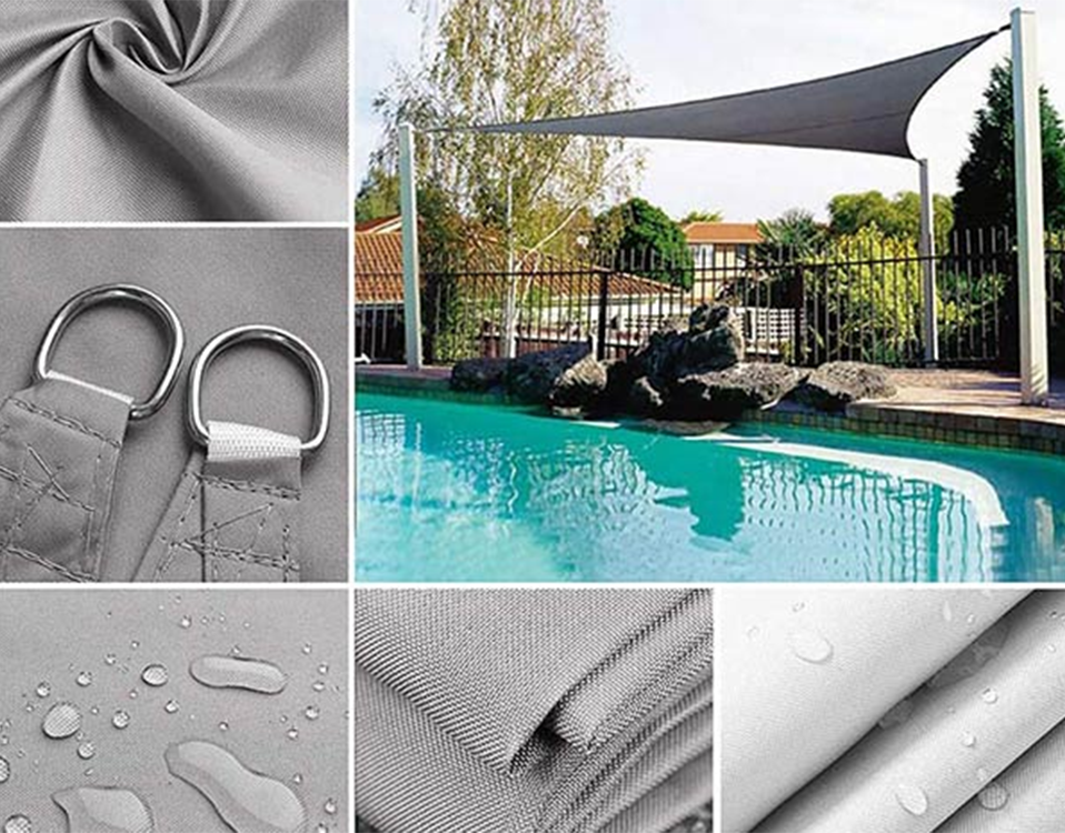 Тент навес затеняющий треугольный 5х5х5м Оксфорд (Серый) Киев - изображение 8