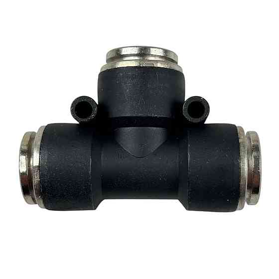 Аварійне метал+пластик трійник 14x14x14 з'єднання Мукачево