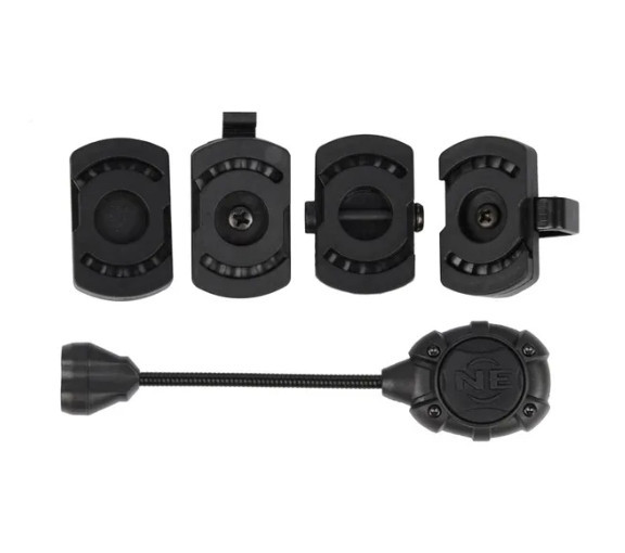 Тактический сигнальный фонарь Wadsn NE-05009-BK-green для шлема Mpls (зеленый + ИК свет) Черный Винница - изображение 3