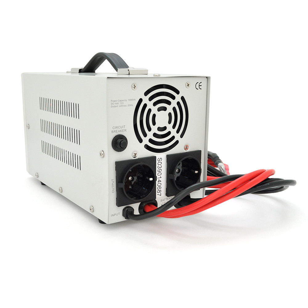 ДБЖ з правильною синусоїдою Europower EP-MPS-1000/12 (700 Вт) 5/10/15/20А, під зовнішню АКБ 12В (AGM/GEL/LFP), Q2 (350*230*190) Київ - фото 2