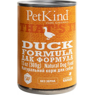 Консерви для собак PetKind Duck Formula 369 г (Pk00520) Вінниця - фото 1