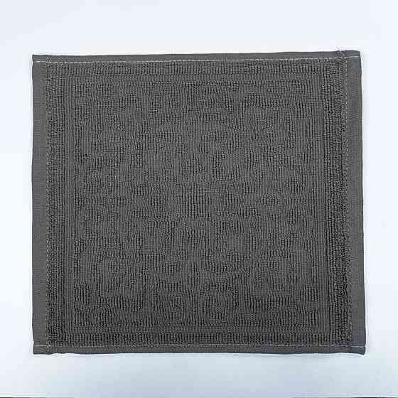 Кухонна жакардова серветка GM Textile 25х25см 380 г/м2 (Попелястий) Суми