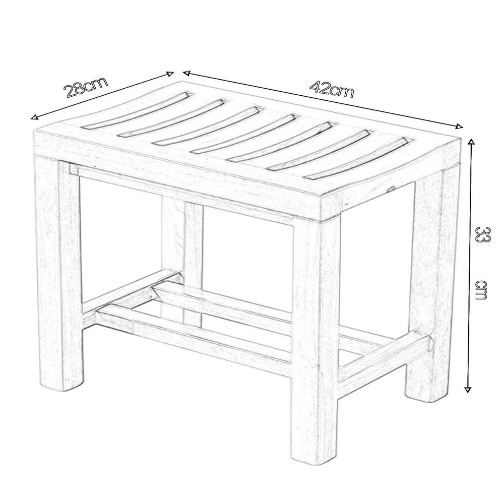 Стілець для ванної "Жалоді" венге Миколаїв - фото 2