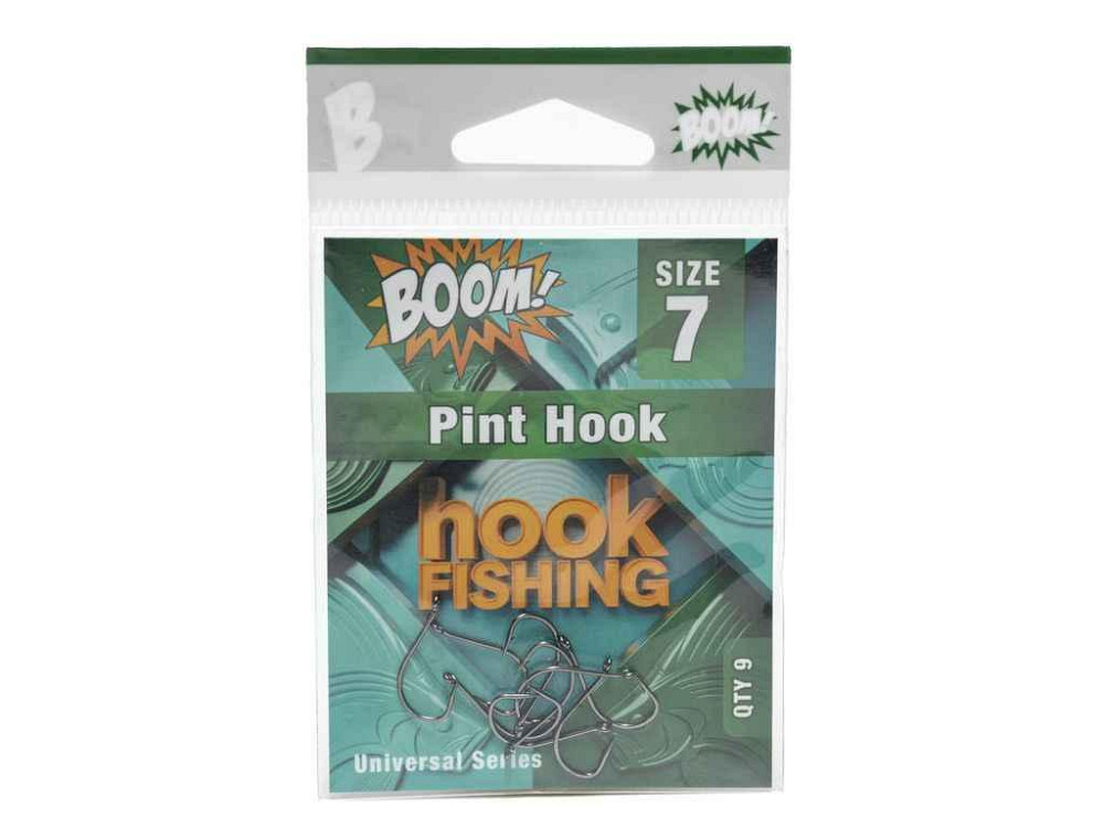Крючок для мирной рыбы Pint Hook No7 (9 шт/уп) (BN) ТМ BOOM Киев - изображение 1