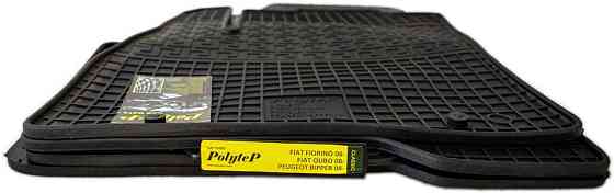 Коврики салона резиновые Fiat Fiorino 08-/Fiat Qubo 08-/Peugeot Bipper 08-/Citroen Nemo 08-, к-т (4шт.) Киев