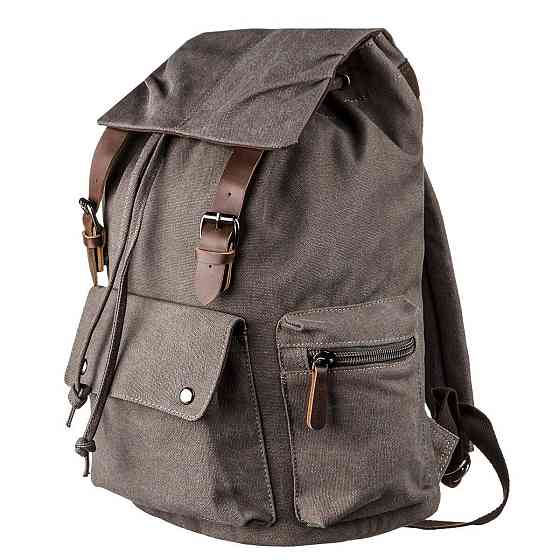 Рюкзак текстильный походный Vintage 20133 Серый Киев