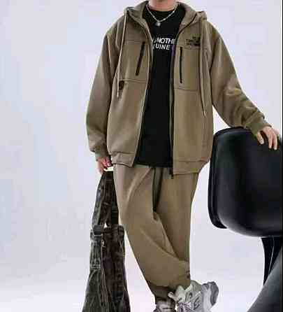 Теплый спортивный костюм на зипке для мальчика подростка на флисе 152,158 Николаев