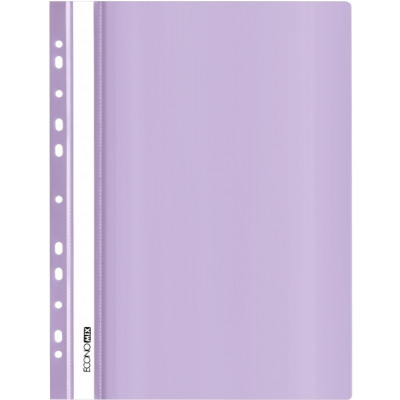 Папка-скоросшиватель Economix А4 с перфорацией, фактура "глянец", лавандовая (E31510-88) Винница - изображение 1