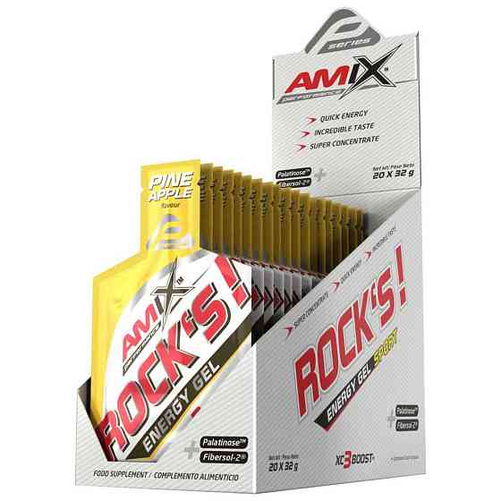 Энергетический Гель Amix Nutrition Performance Rock´s Gel Free 32g (Pineapple) Луцк