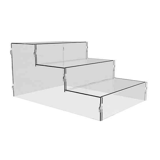 Товарная горка EKOSTAR на 3 ступеньки из акрила 204x306x150 2 мм Киев