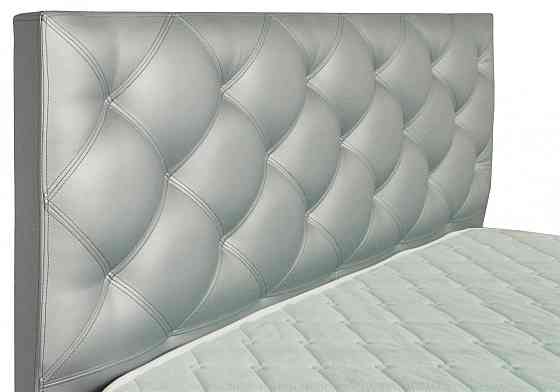 Кровать Bristol Comfort 140 х 190 см Zeus Deluxe Silver С подъемным механизмом и нишей для белья Серебристый Киев