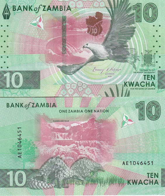 Замбія / Замбия / Zambia 10 Kwacha 2024(2025) Pick 62 UNC Полтава - изображение 1