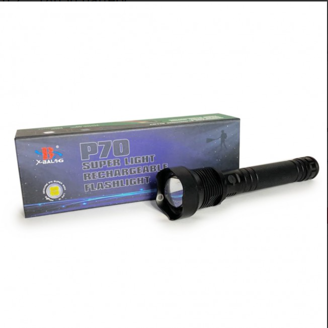 Ліхтарик ручний BAILONG BL-X92-P70, Телескопічний зум, акумулятор, кілька режимів світіння 7668 Пт Одеса - фото 2