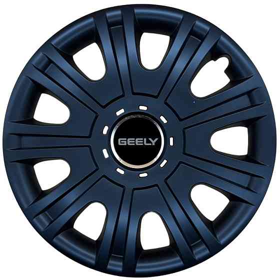Автомобильные модельные колпаки R15 SJS Geely 319 4шт, черные Винница