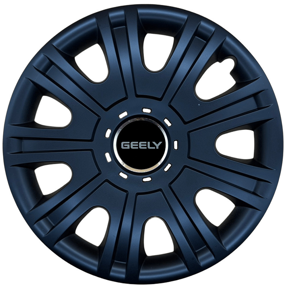 Автомобильные модельные колпаки R15 SJS Geely 319 4шт, черные Винница - изображение 1