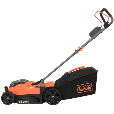 Газонокосарка Black&amp;Decker акумуляторна 36 В, 2.5 Ач, 32 см, 2 АКБ та ЗП (BCMW3336L2) Вінниця - фото 1