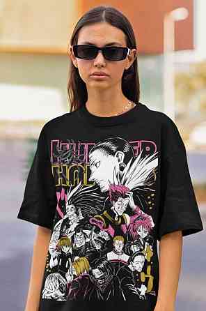 Футболка аниме Пхантом Троупе Схиртс Аниме оверсайз (S/M/L) Черний AnimeJ1012 Днепр