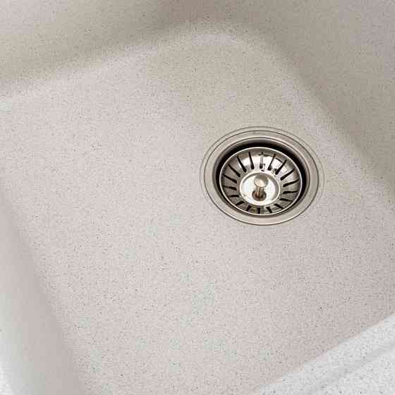 VALESO Гранітна мийка для кухні VALESO 7950 Equatoria матова Біла в крапку Киев