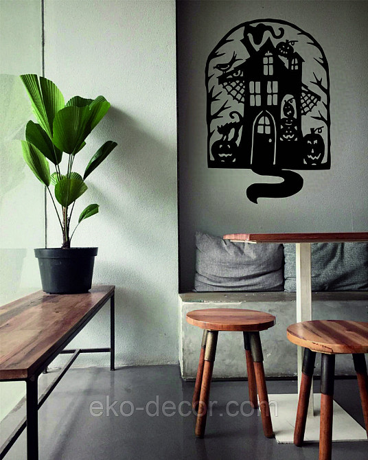 Декоративне настінне Панно «Замок», Декор на стіну 70*47 см, Чорний Київ - фото 6