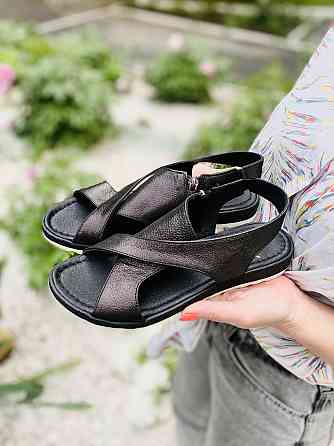 VIKTTORIO Босоніжки жіночі VIKTTORIO Лена чорні (літо, шкіра натуральна) (3682) 37 Коломия