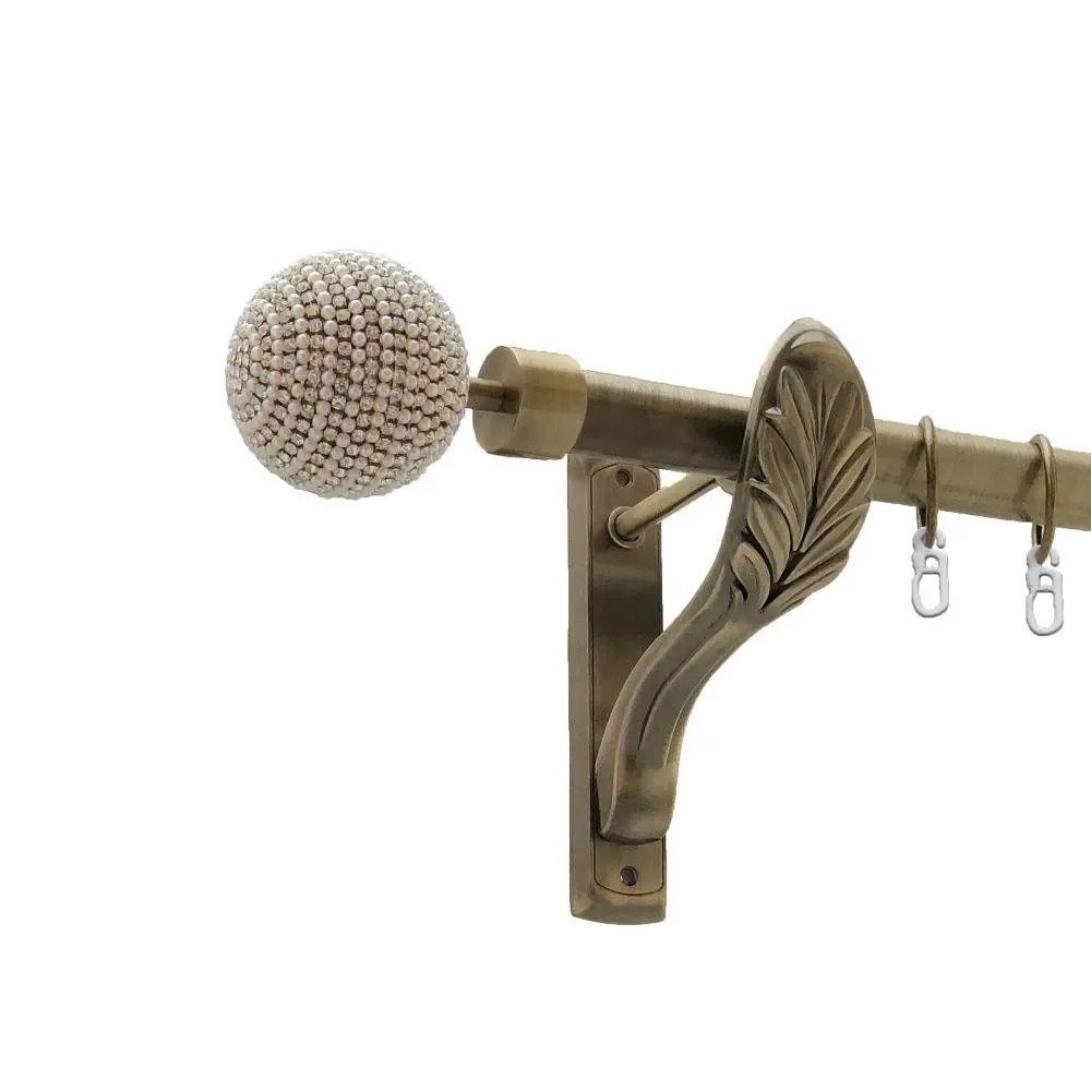 Карниз Orvit Карера металевий однорядний ретро Антик 25 мм 240 см (4224679) Львів - фото 1