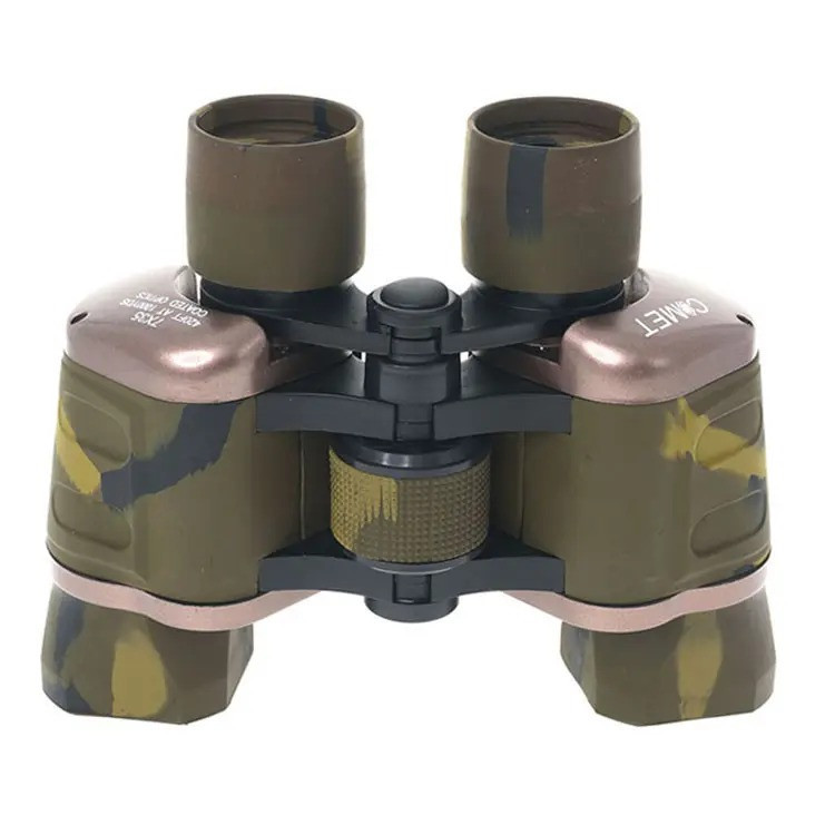 Бінокль тактичний водостійкий для полювання і риболовлі туризму Comet AXP204-18 (7x35) Camo в чохлі Київ - фото 6
