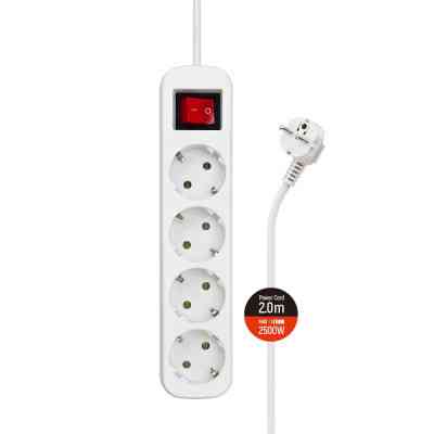 Сетевой фильтр питания ColorWay CW-PSEA42W/ 2M white (CW-PSEA42W) Винница