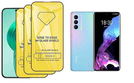 Захисне скло DefenzoGlass для Meizu 18, 18S, 18 Pro, 18s Pro – подвійна міцність Київ