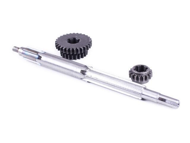 Вал первичный L-400 мм + шестерни: Z-16 Z-22/29 - КПП/6 Мукачево - изображение 3