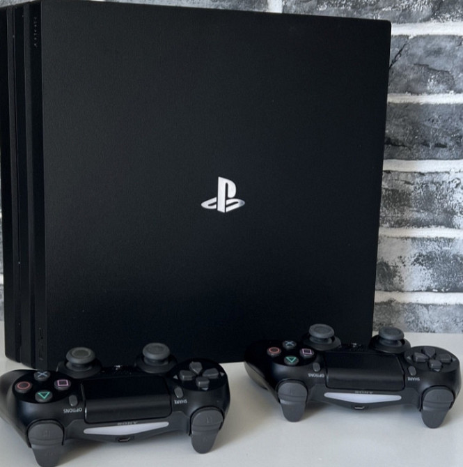 Приставка SONY PlayStation 4 Pro 1TB - 7208 - 17 игр. 2 Геймпада - PS4. Киев - изображение 4