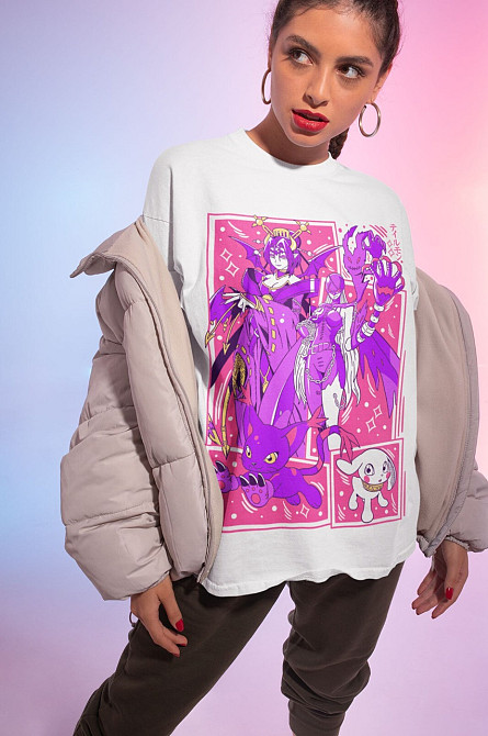 Футболка аниме Аниме Винтаге Спекиал Манга оверсайз (S/M/L) Черний AnimeJ0805 Днепр - изображение 3