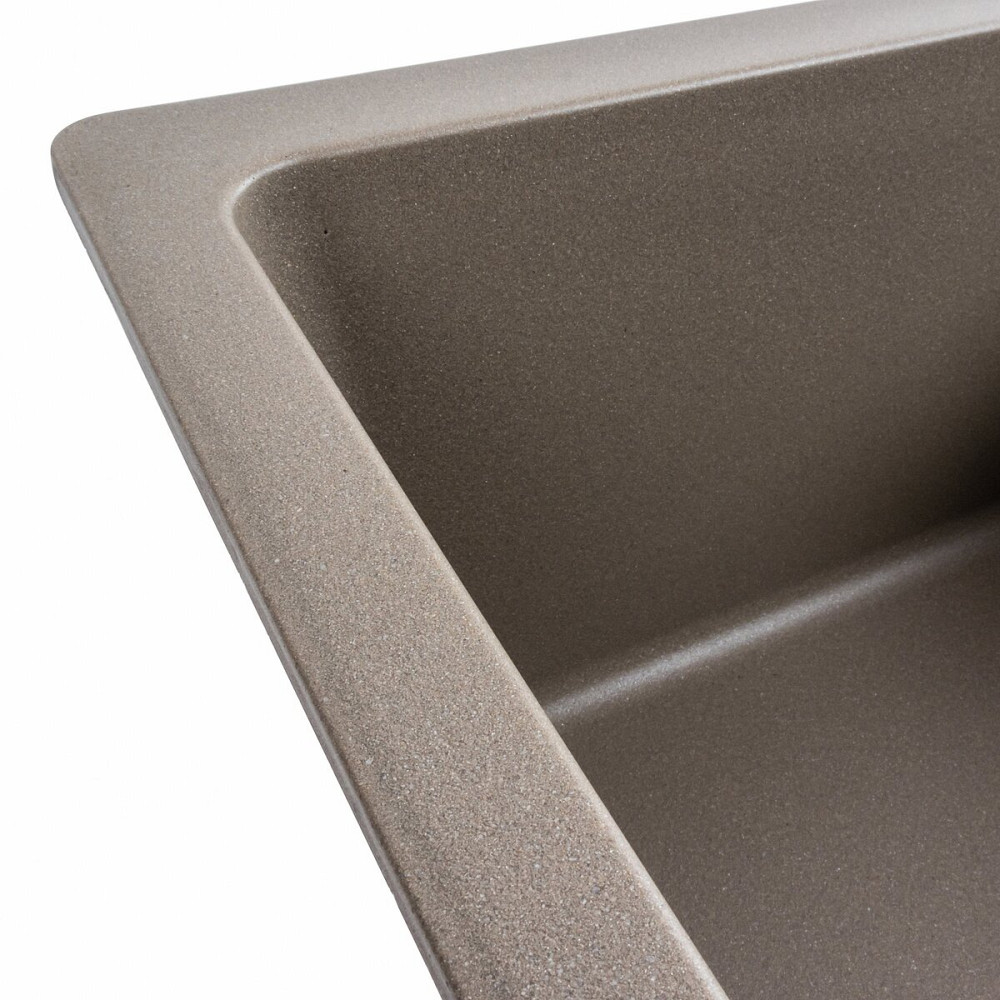 VALESO Гранітна мийка для кухні VALESO ZIRKONE 6250 матова Титан Київ - фото 2