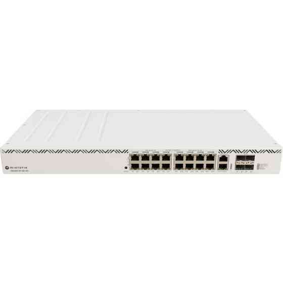Комутатор Mikrotik CRS320-8P-8B-4S+RM 17х10/100/1000 Мбіт/с, 8x802.3bt PoE-out, 4x10G SFP+, ROS L5, Киев